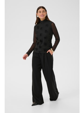 CULTURE Langarm-Shirt CUmascha Fitted in Black