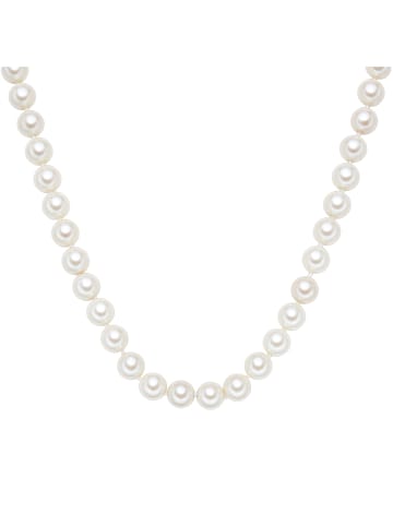Lulu & Jane Perlen-Kette Muschelkernperle in weiß