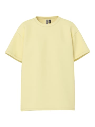 Pieces T-Shirt in Oversize in French Vanilla