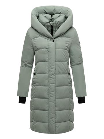 Navahoo Steppmantel Laubzauber 14 in Smokey Mint