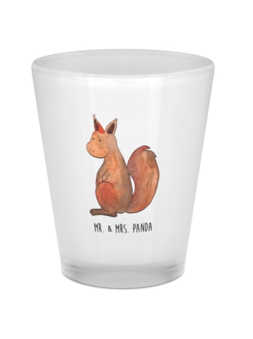 Mr. & Mrs. Panda Schnapsglas Einhorn Glauben ohne Spruch in Transparent
