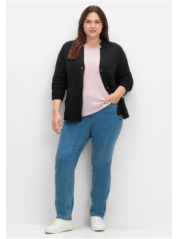 sheego Gerade Thermojeans in blue Denim