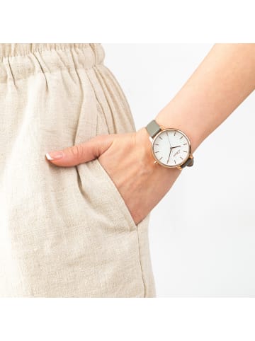 s.Oliver Armbanduhr Charming Time in grau