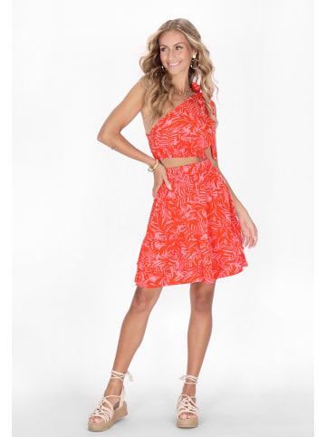 IZIA Women Top in orange pink