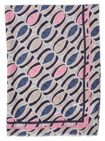 Olsen Schal in indigo mehrfarbig - 0001