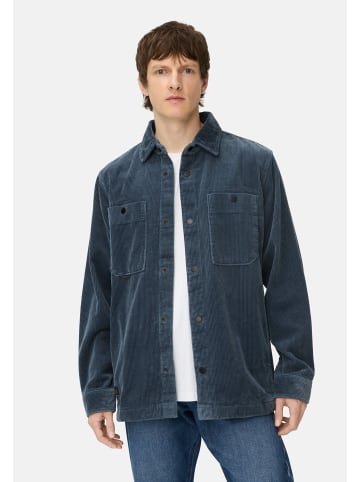 Camel Active Cord Overshirt mit Druckknöpfen in Tintenblau