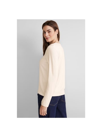 Street One Langarmshirt in lucid white