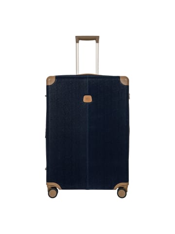 BRIC`s Life 4 Rollen Trolley L 78 cm mit Dehnfalte in blue
