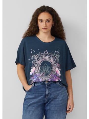 QS T-Shirt in 58D2_tiefblau