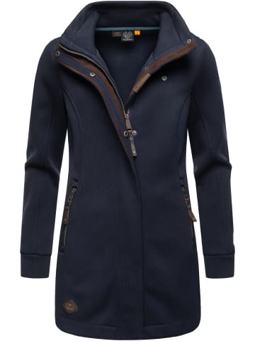 ragwear Sweatjacke Letrice Bonded in Navy