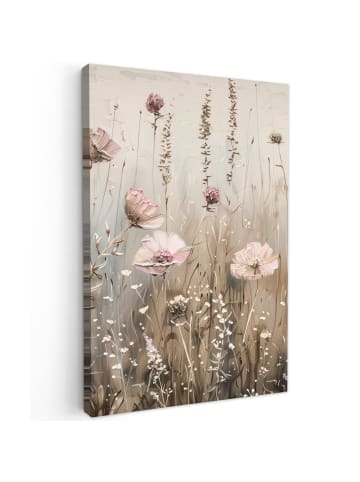 MuchoWow Leinwand bilder Blumenfeld (BxH)