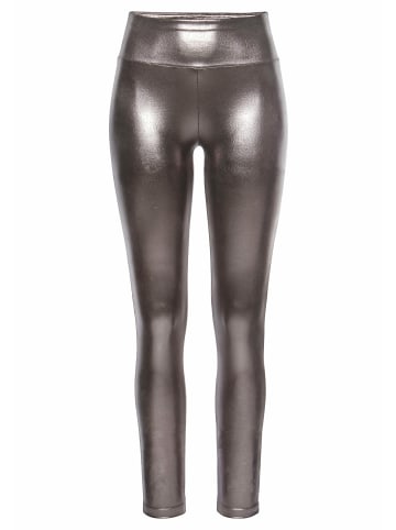 LASCANA Leggings in silberfarben