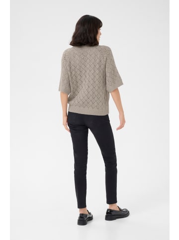 Kaffe Strickpullover KAnika Loose fit in Elephant Skin