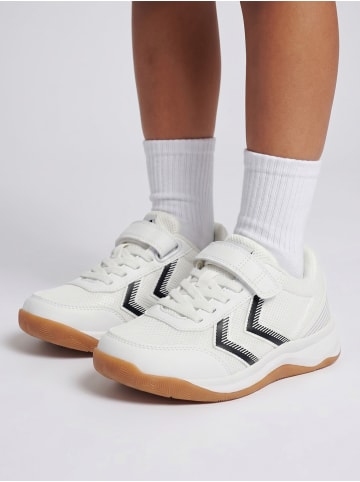 Hummel Klettverschluss Hallenschuh Multiplay Flex Innenbereich Kinder in WHITE