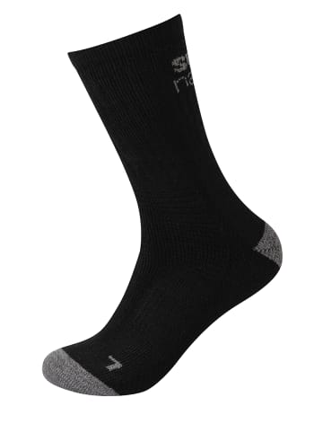 super.natural Alpaka Socken in schwarz