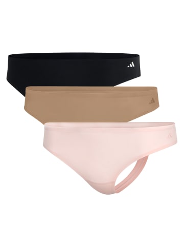 adidas 3er Pack Thong Active Light Flex in Mehrfarbig