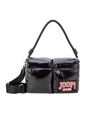 Joop Jeans Schultertasche 'Varsity Zora in Schwarz 26,00 x 18,00 x 10,00 cm'