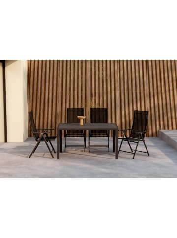 ebuy24 Gartenset Mirko Schwarz 80 x 140 cm