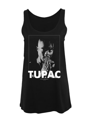 F4NT4STIC Damen Tanktop Tupac Shakur Praying in schwarz