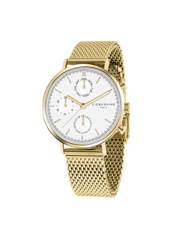 LIEBESKIND BERLIN Armbanduhr The Round Multifunction in gold