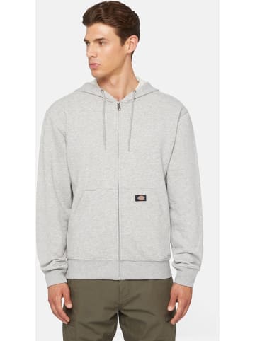 Dickies Hoodie "Midweight Full Zip Fleece Hoodie Regular" in Grau