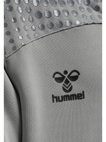 Hummel Verstellbare Taille Kapuzenpullover Hmllead Kinder in GREY MELANGE