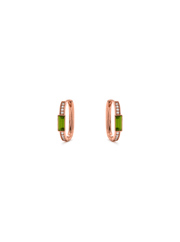 Luxenter Ohrringe Rasbael mit 18 Karat Gelbgold-Finish – RASBAEL