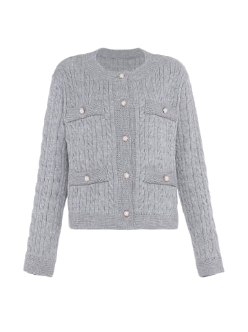 faina Damen Sweater in HELLGRAU MELANGE