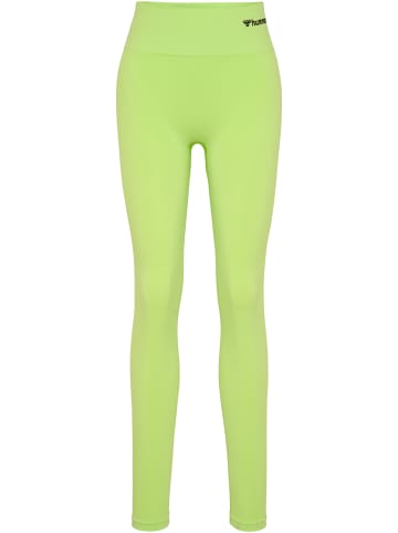 Hummel Hummel Leggings Hmltif Yoga Damen Dehnbarem Feuchtigkeitsabsorbierenden Nahtlosen in SHARP GREEN