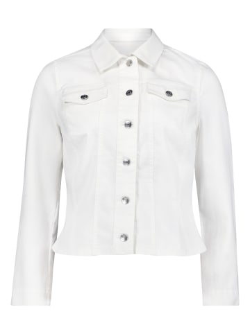 Zero  Blazer-Jacke im Jeans-Look in Cream Denim