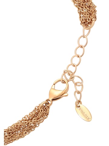 faina Women Multi-Chain Bracelet in Rose Gold