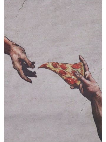 Mister Tee Mister Tee Unisex Pizza Art Desk Pad in multicolor