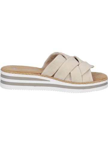 rieker Plateau-Pantoletten in crema