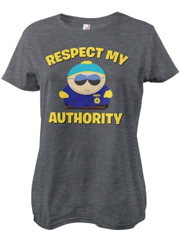 South Park Shirt "Respect My Authority Girly Tee" in Grau