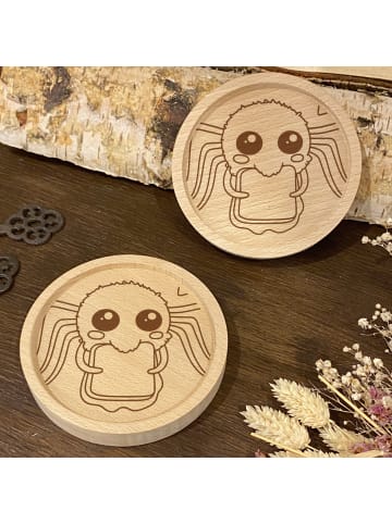 Mr. & Mrs. Panda Untersetzer Spinne Agathe Sandwich ohne Spruch in Transparent