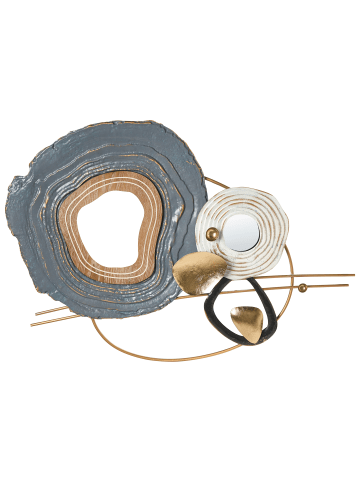 Beliani Wandobjekt NEPTUNIUM in Bunt - (W) 89 x (H) 62 x (L) 5 cm Vertikal