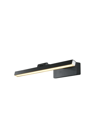 Licht-Erlebnisse Wandlampe EEK G (B)39 x (H)6 cm in Schwarz