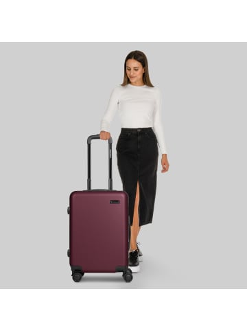 Smartbox Edition 05 4 Rollen Kabinentrolley 55 cm in burgundy