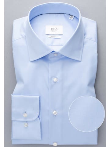 Eterna Langarm Business Hemd für Herren in hell-blau
