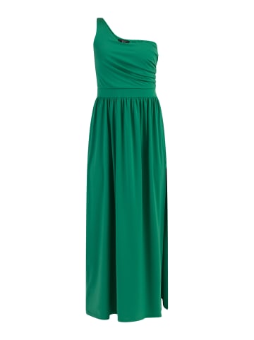 faina One-Shoulder Maxikleid in Waldgrün