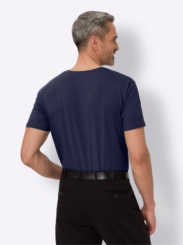 Sieh an! Rundhals-Shirt in marine