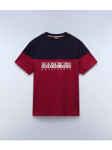 Napapijri T-Shirt "S-Saturnia Ss" in Rot