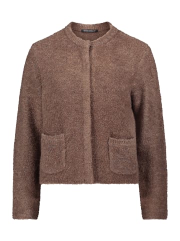 Betty Barclay Grobstrickjacke mit Lurexfaden in Braun