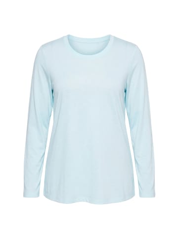Ulla Popken Langarmshirt in baby blau