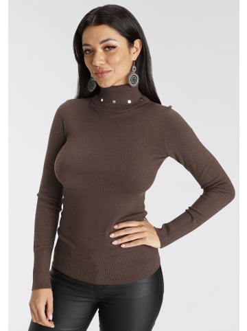 Melrose Rollkragenpullover in braun
