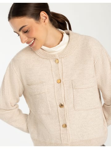 More & More Cardigan in almond melange