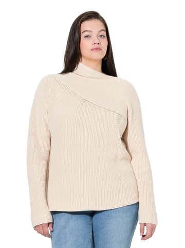 Ulla Popken Pullover in perlweiß