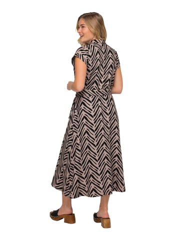 LAURASØN Midikleid in helles mokka