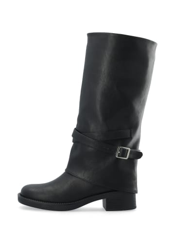 Bianco Kniehohe Stiefel in Black1