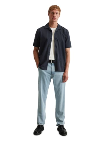 Marc O'Polo DfC Seersucker-Jerseyshirt regular in dark navy